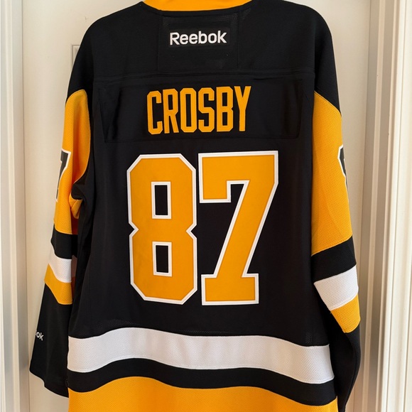 Reebok PITTSBURGH PENGUINS SIDNEY CROSBY Men's JERSEY Sz medium NEW! - Picture 4 of 5